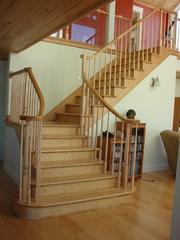деревянные лестницы и перила - foto 1