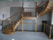 деревянные лестницы и перила - foto 3